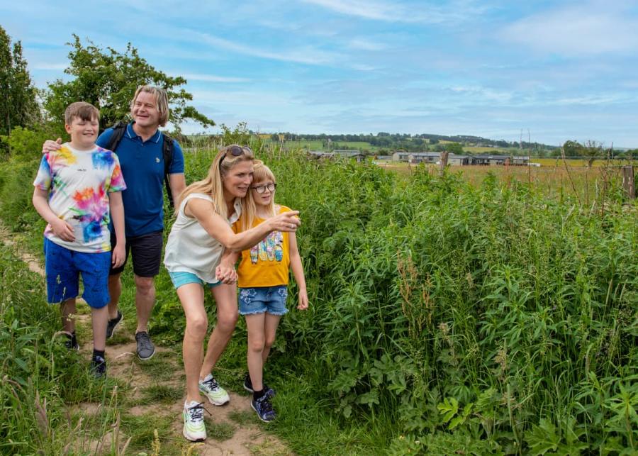 country walks at heathergate boutique holiday park in northumberland