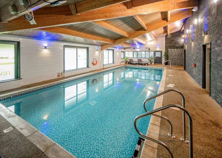 indoor swimming pool at kielder waterside holiday park in hexham