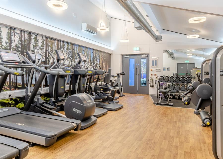 gym at kielder waterside holiday park 