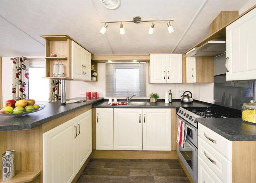 kitchen lakeside holiday park
