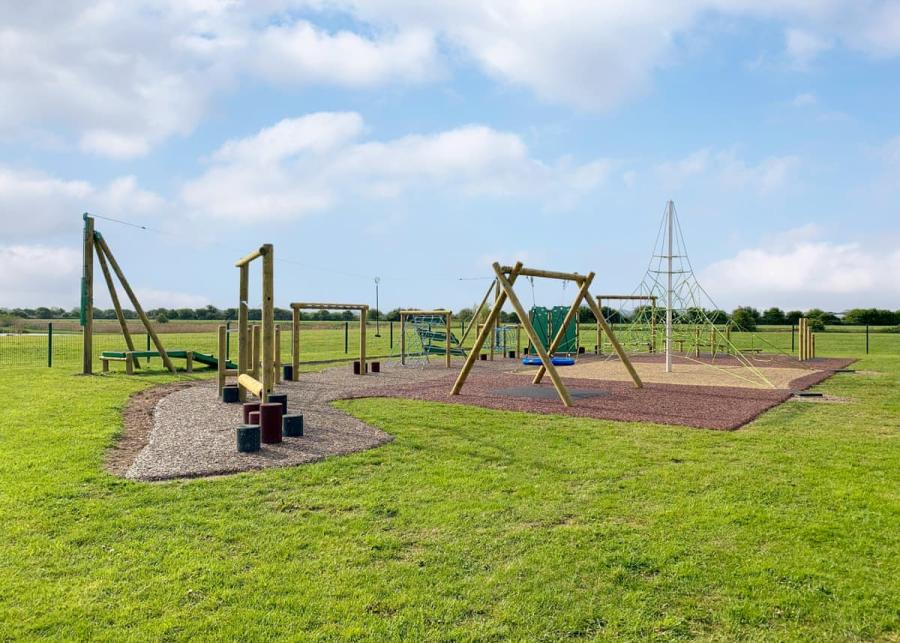 children play park at riverside holiday village