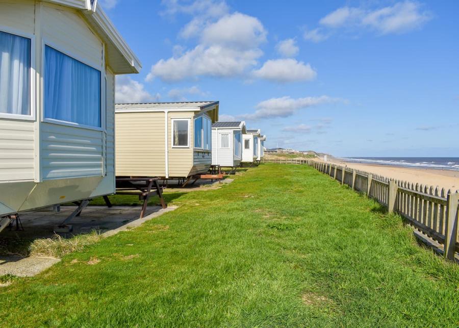 beach views at sandy beach holiday park near bacton 