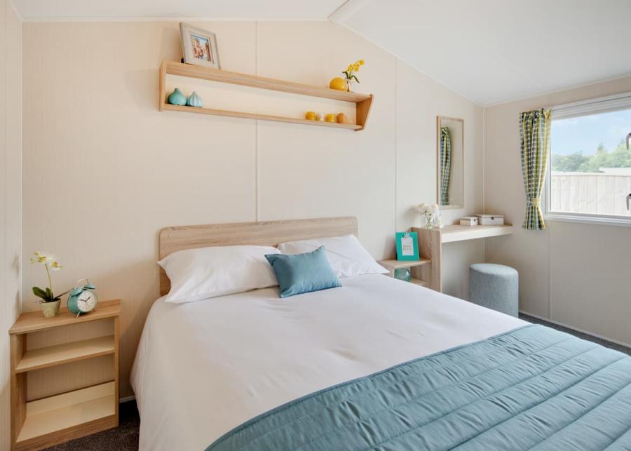 double bedroom at silver carr holiday park 