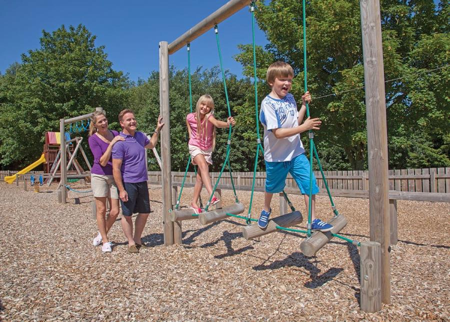 play area at springhouse country park 