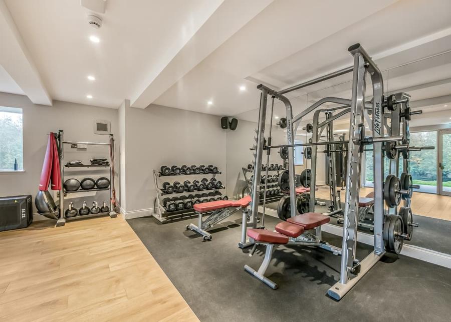 gym at the springs resort and spa 