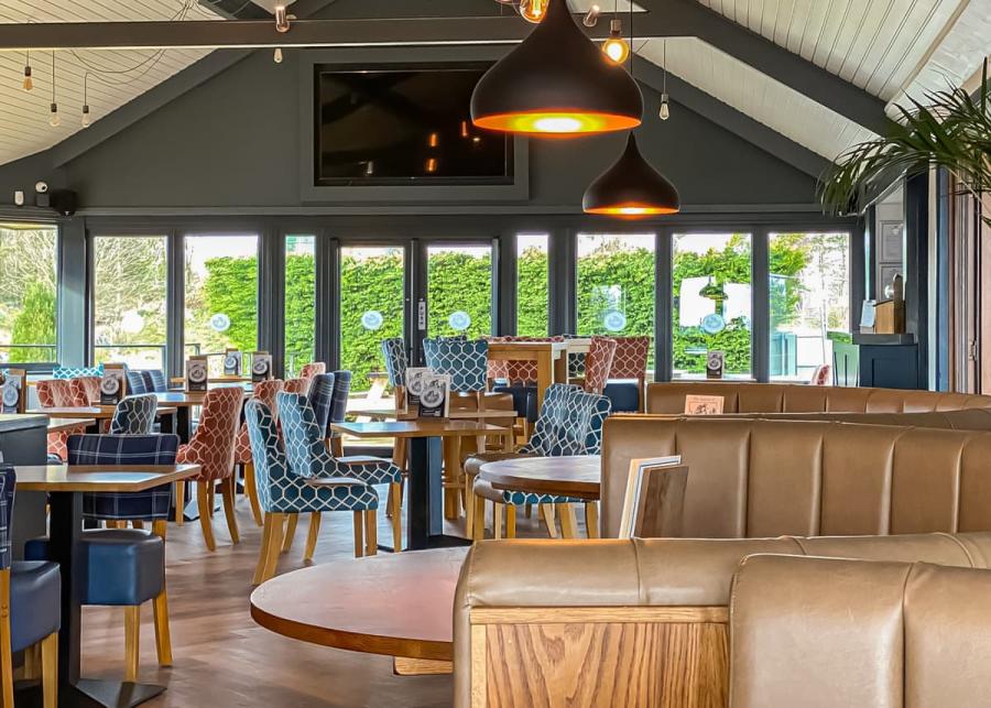 bar at waren caravan park in northumberland
