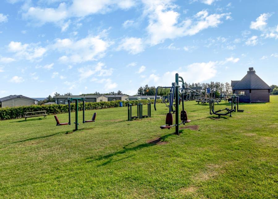 outdoor equipment at waren caravan park in bamburgh