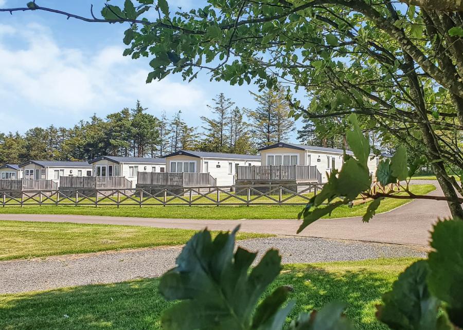 caravan and lodges at waren caravan park 