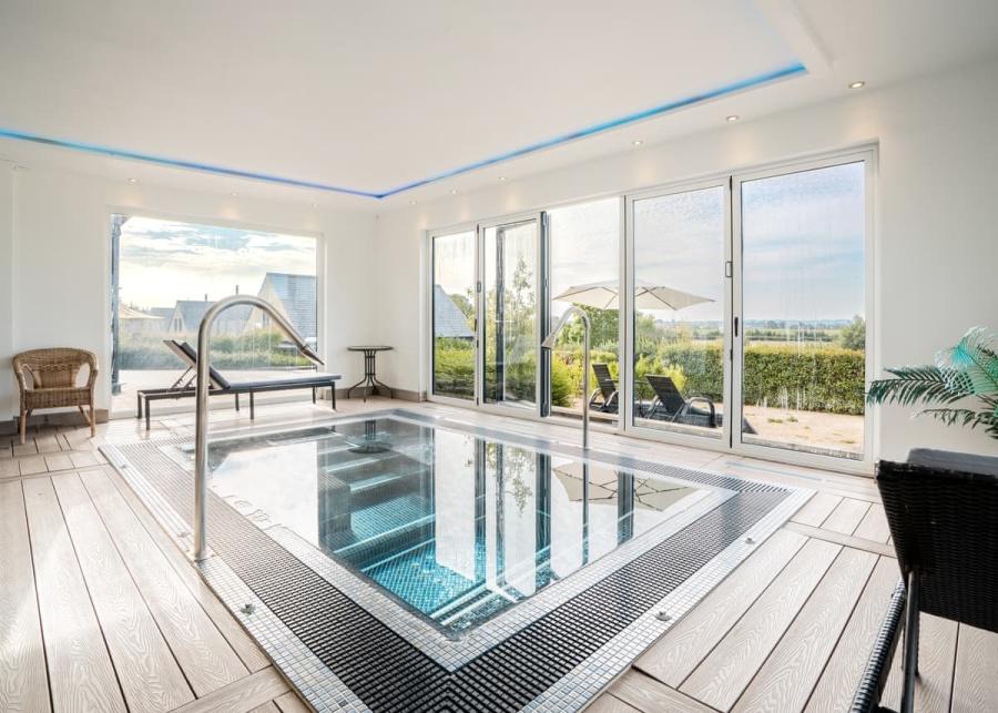 pool at windmill retreat and spa near bridgewater