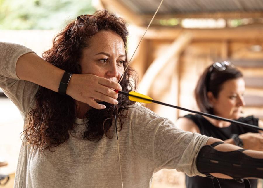 archery at brokerswood holiday park near longleat