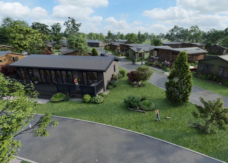 lodges at bredon view holiday park in pershore