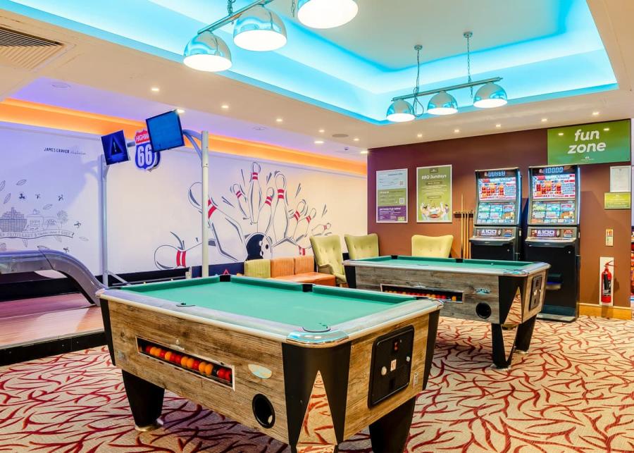 pool tables at cheddar woods resort and spa