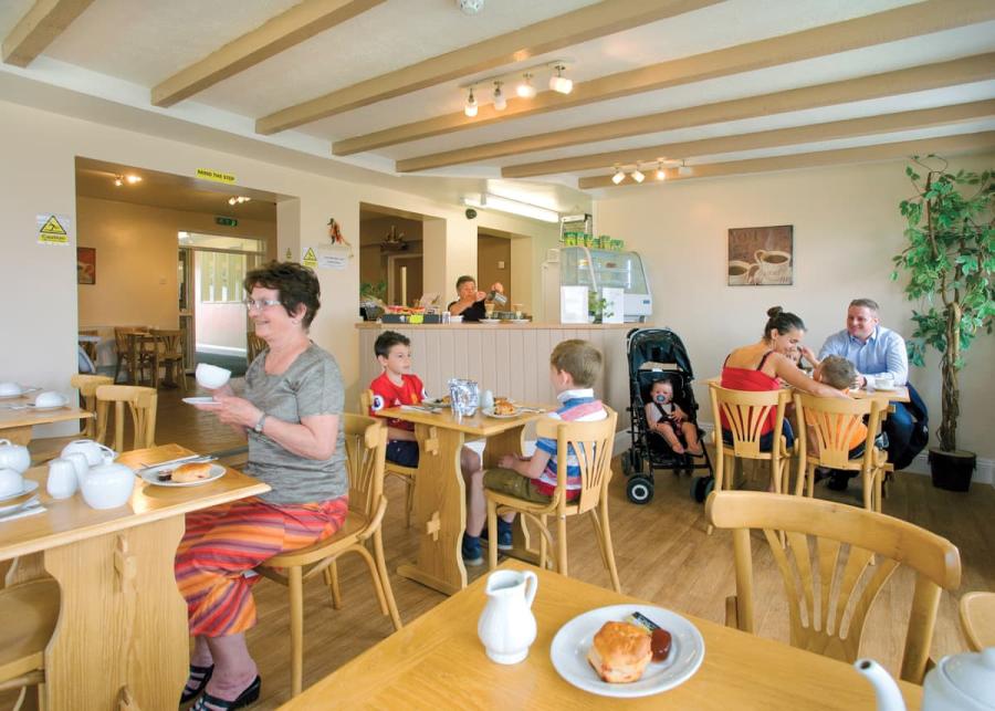 coffee shop at cowden holiday park 
