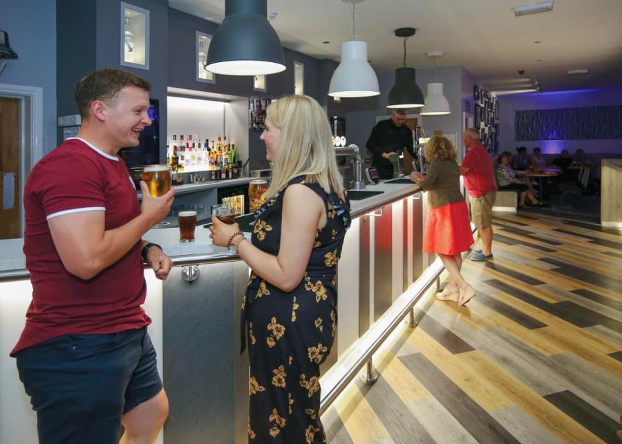 bar at cowden holiday park 