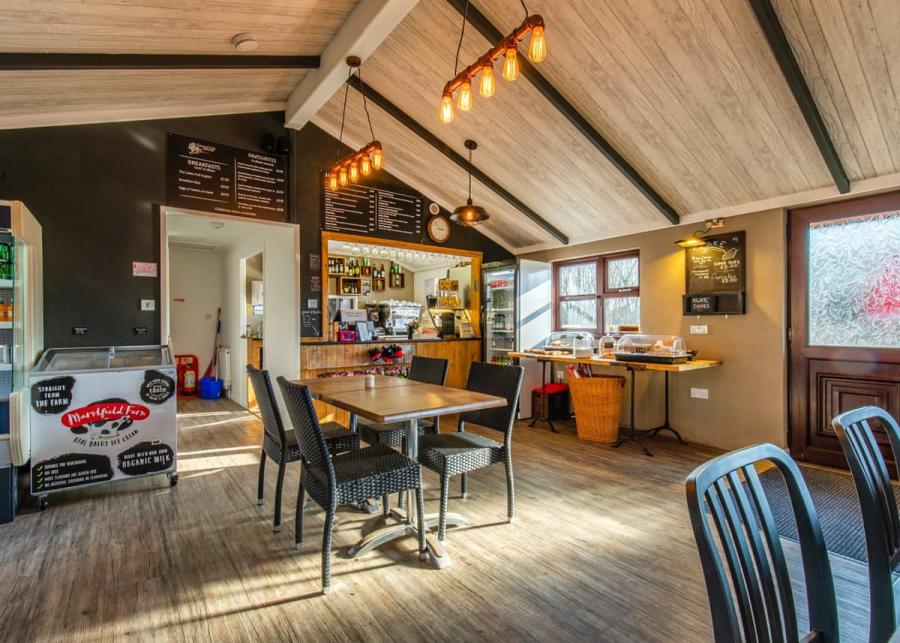 bar at fairwood lakes holiday park in wiltshire