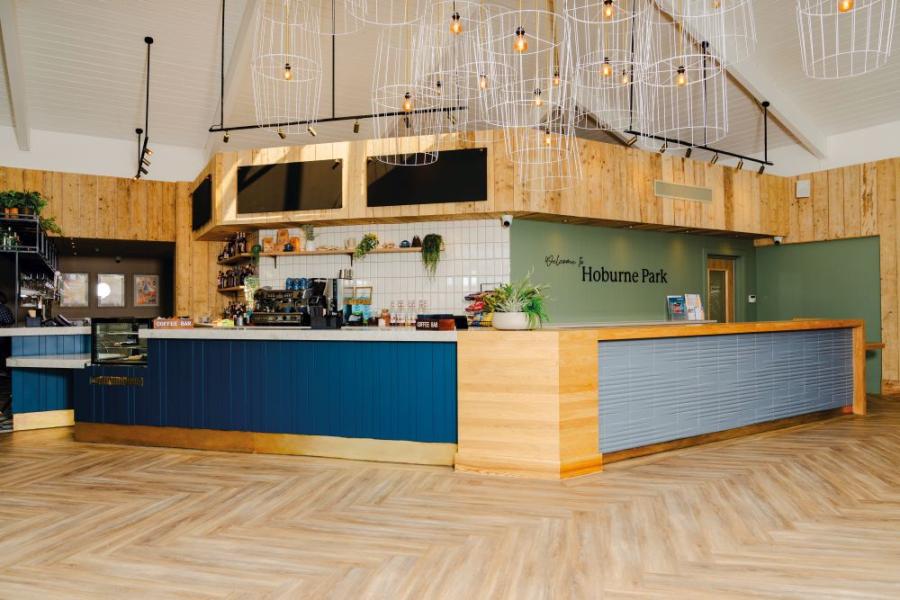 reception at hoburne park in dorset