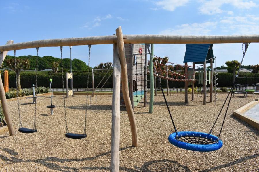 play area at hoburne park near christchurch