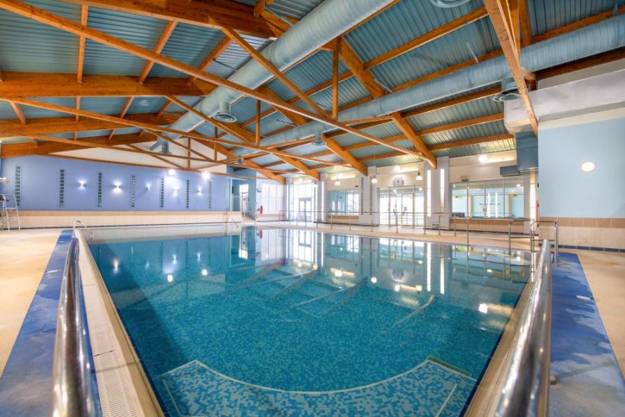 indoor pool at naish holiday park near hampshire