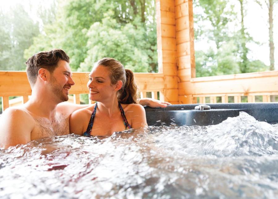 private hot tubs peckmoor farm lodges in somerset