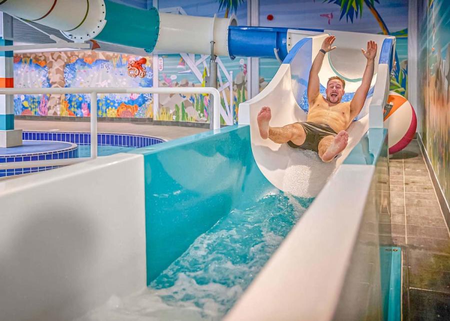watersllide at seal bay holiday park near chichester