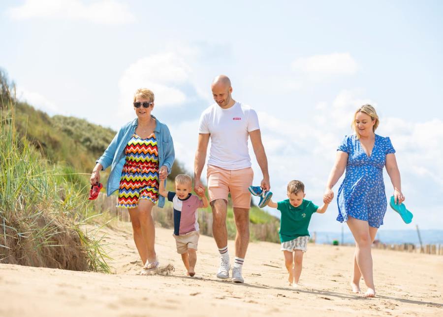 beach access at unity beach holiday park in brean