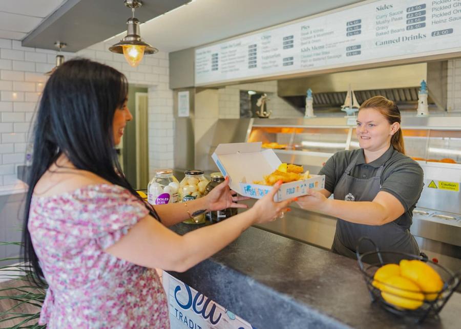 take away options at unity beach holiday park in brean