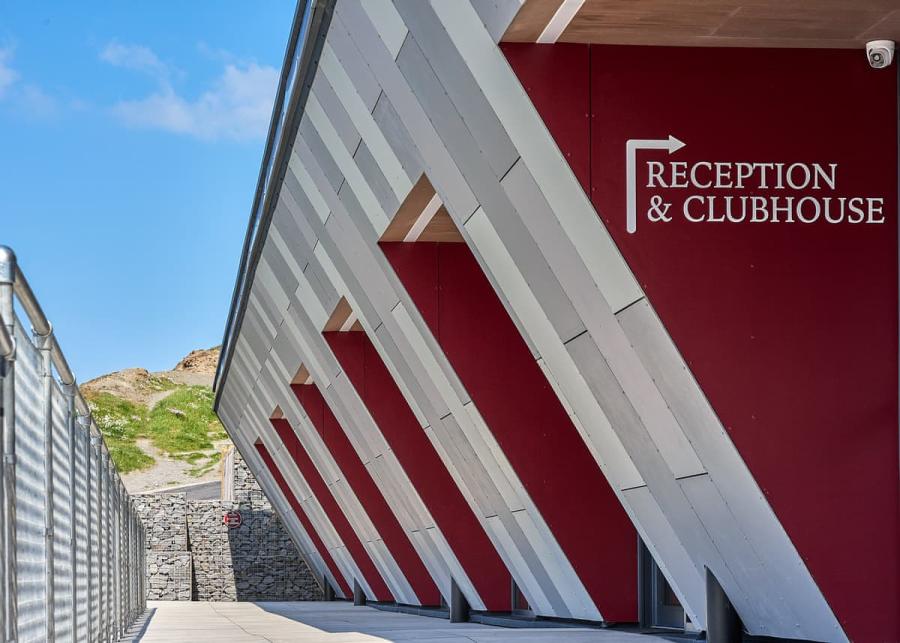 club house at aber bay holiday park near aberystwyth