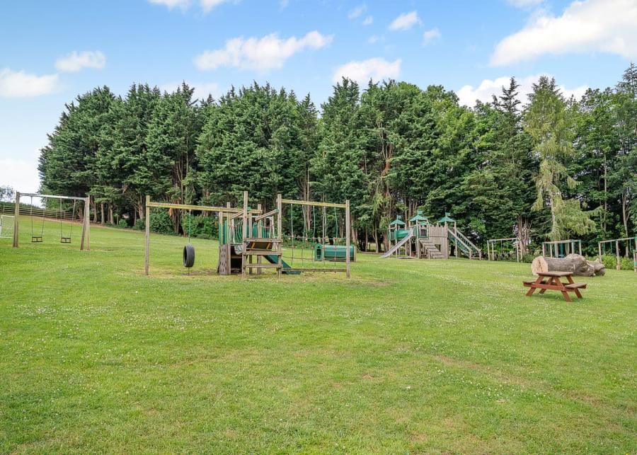 play area at akebar holiday park in leyburn