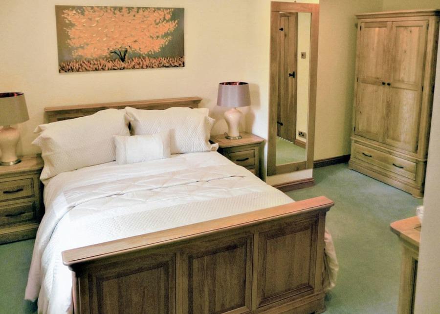 double bedroom at brecon beacons resort