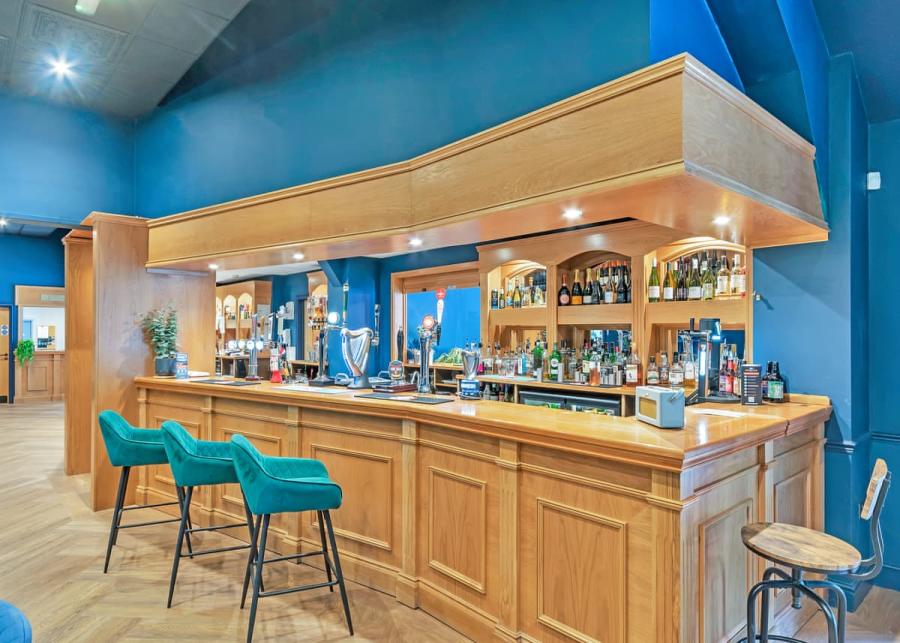 bar at cenarth falls resort in newcastle emlyn