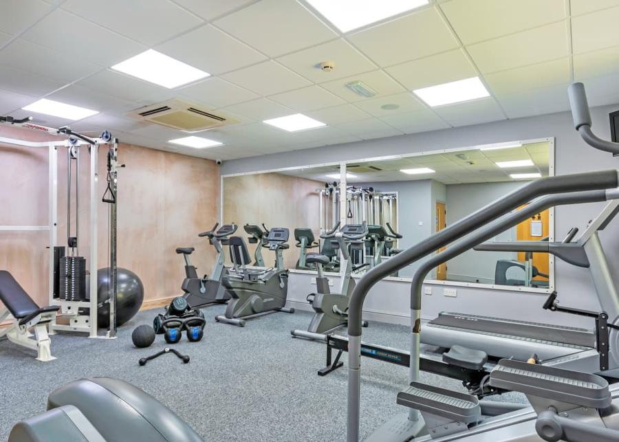 gym at cenarth falls resort 