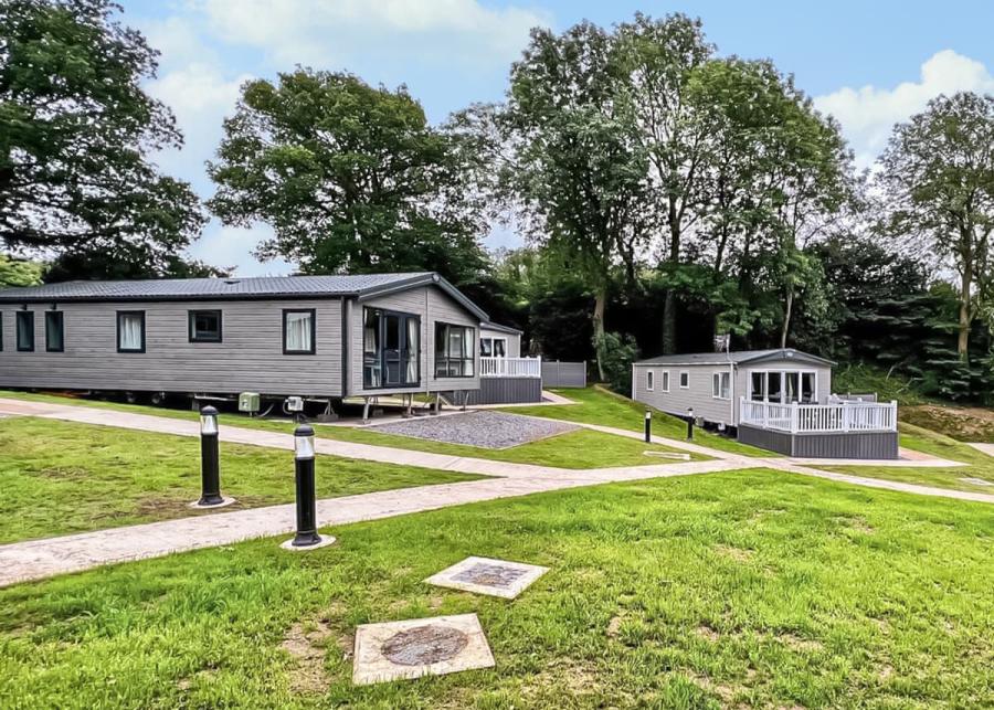 lodge holidays at clwydian view at parcfarm in mold