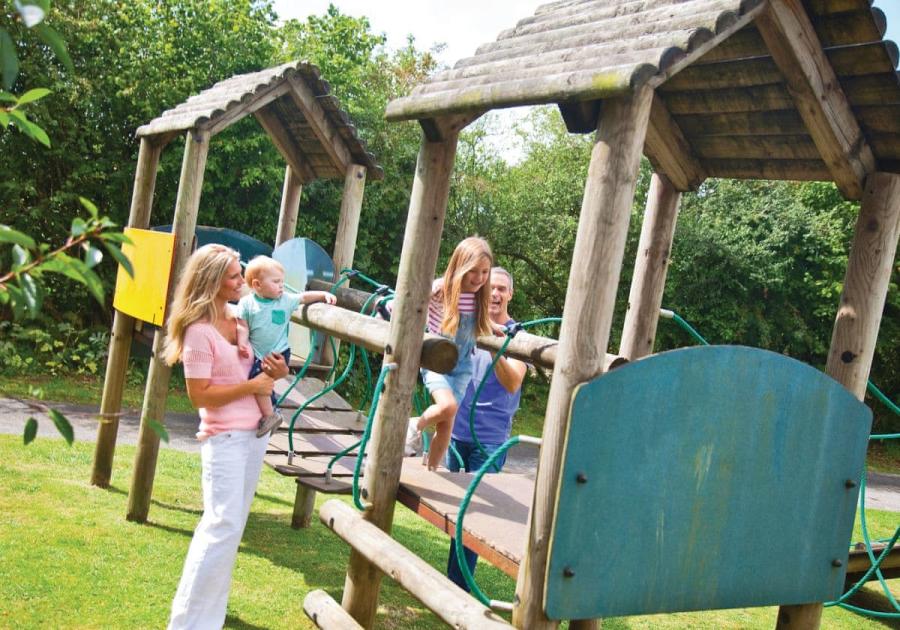 play area at croft country park near narberth in pembrokeshire