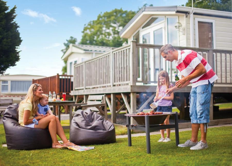 caravans at croft country park near narberth 
