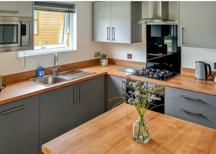 lodge interior at at croft park lodges