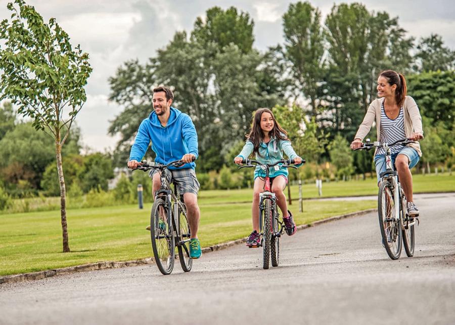 bikes at dacre lakeside park in driffield