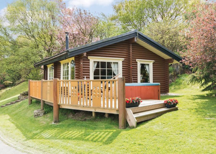 wooden lodges at faweather grange lodges in bingley