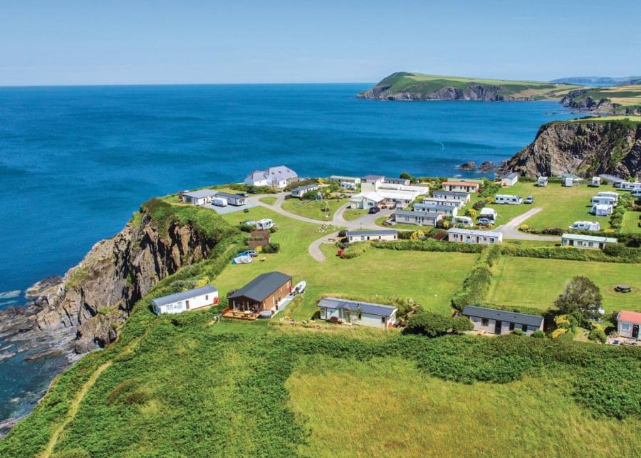 park setting at fishguard bay resort in pembrokeshire