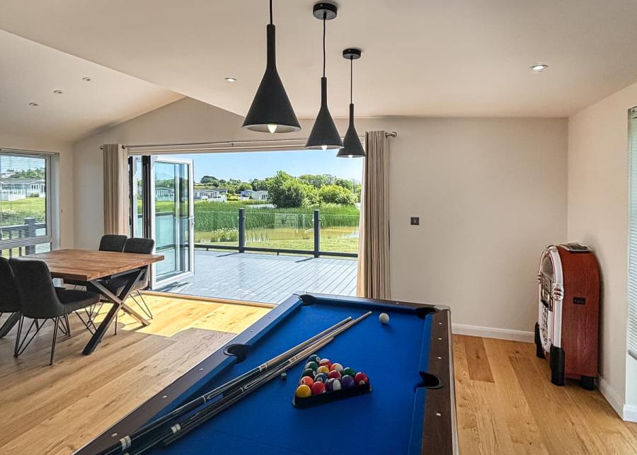 pool at florence springs lakeside lodges in tenby 