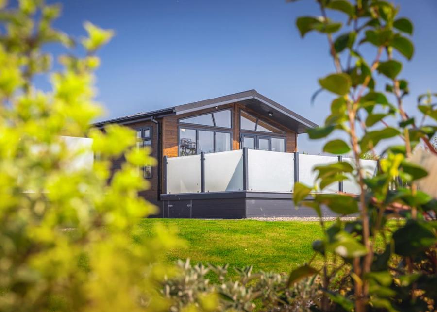 luxury lodges at folly farm holiday park in kilgetty