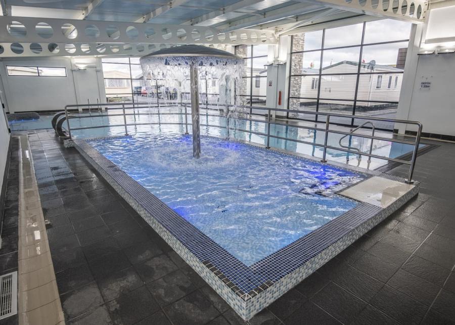 indoor swimming pool at golden gate holiday centre in towyn