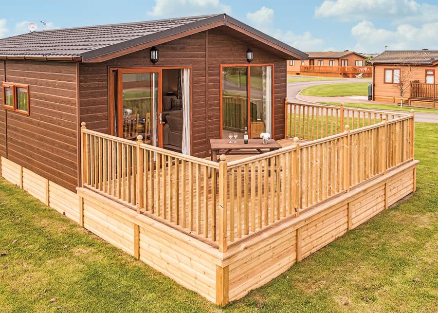 lodge at  holderness country park in yorkshire