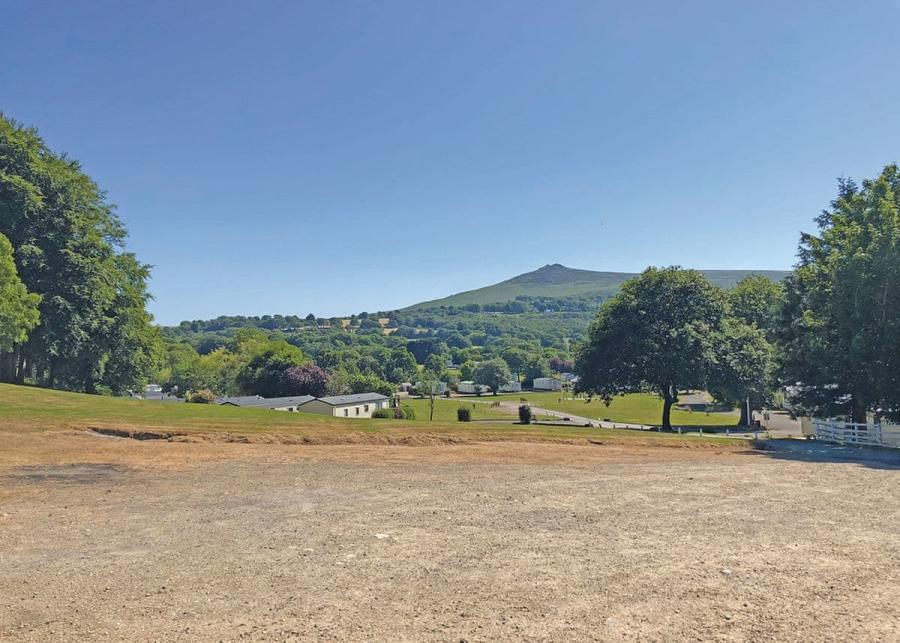 park setting at llwyngwair manor holiday park in pembrokeshire