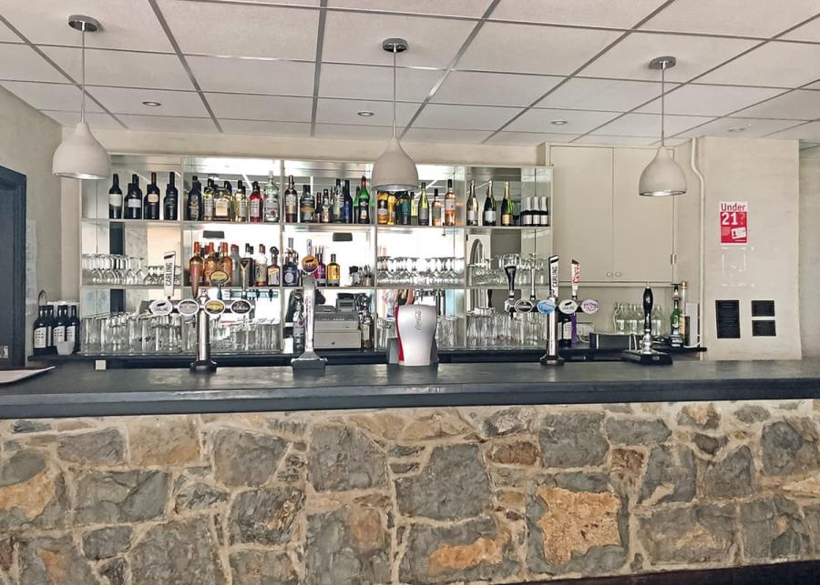 bar at llwyngwair manor holiday park in pembrokeshire