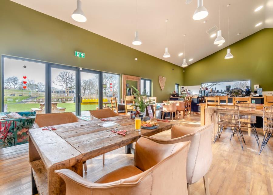 cafe at love2stay mid wales in powys
