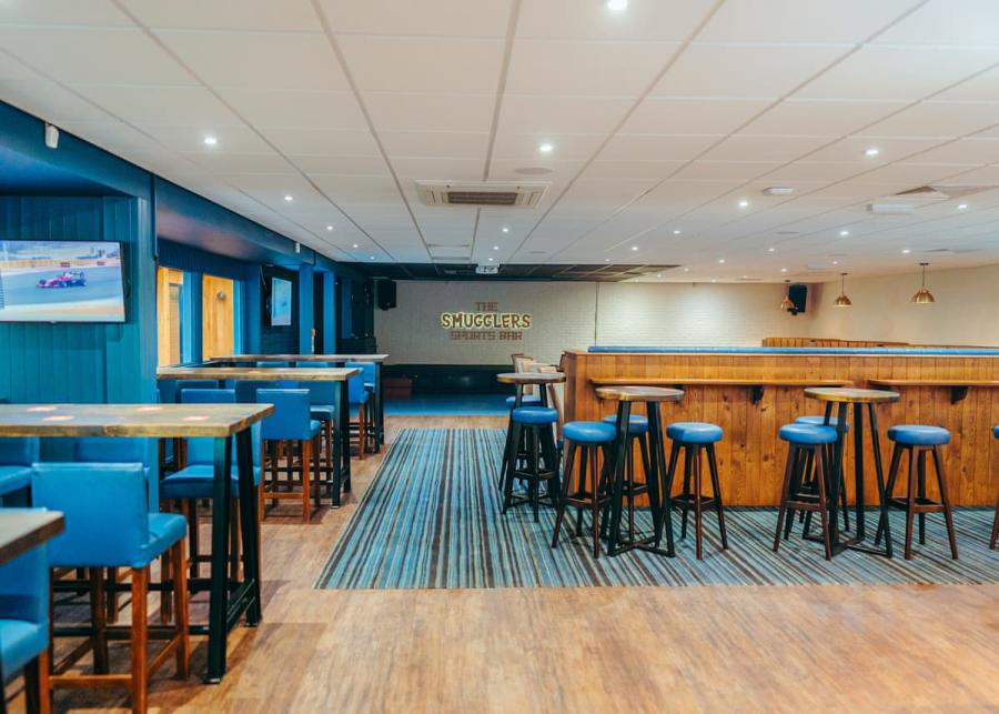 bar at marine holiday park in rhyl