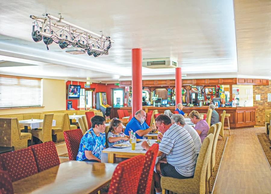 entertainment at ocean heights leisure park near new quay