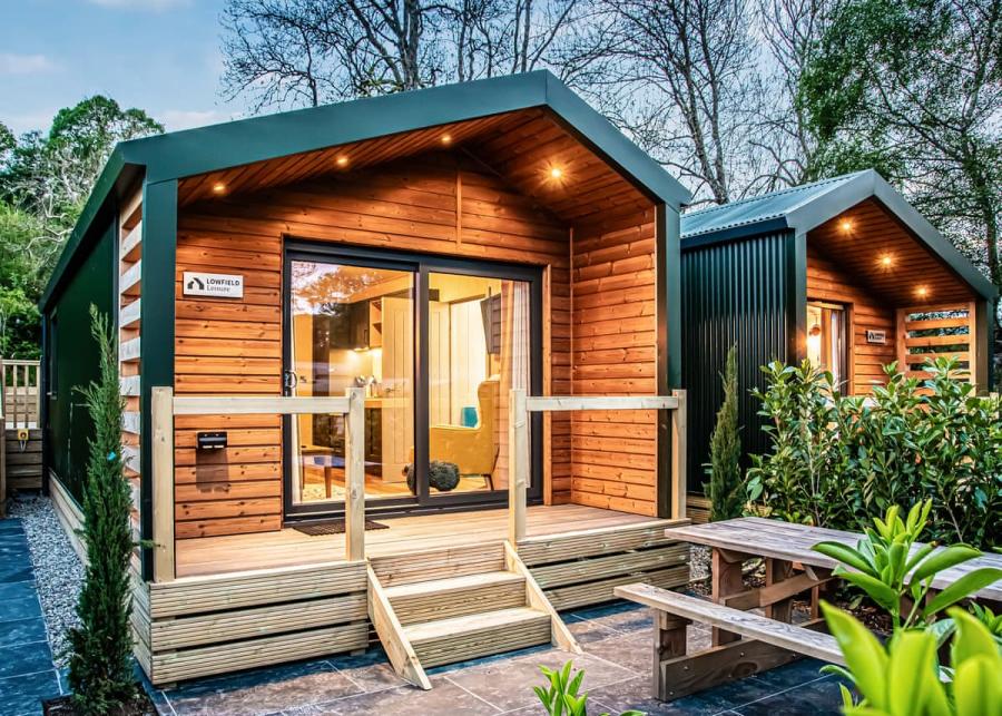 pen-y-garth lodges in bala