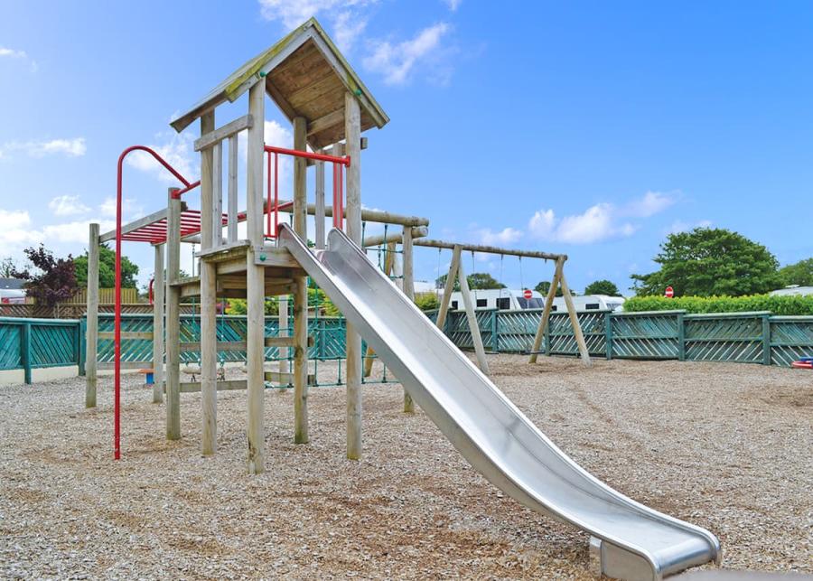 play area at pencnwc holiday park near new quay