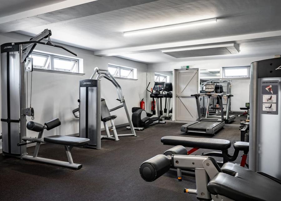 gym at golf at penrhos holiday park 
